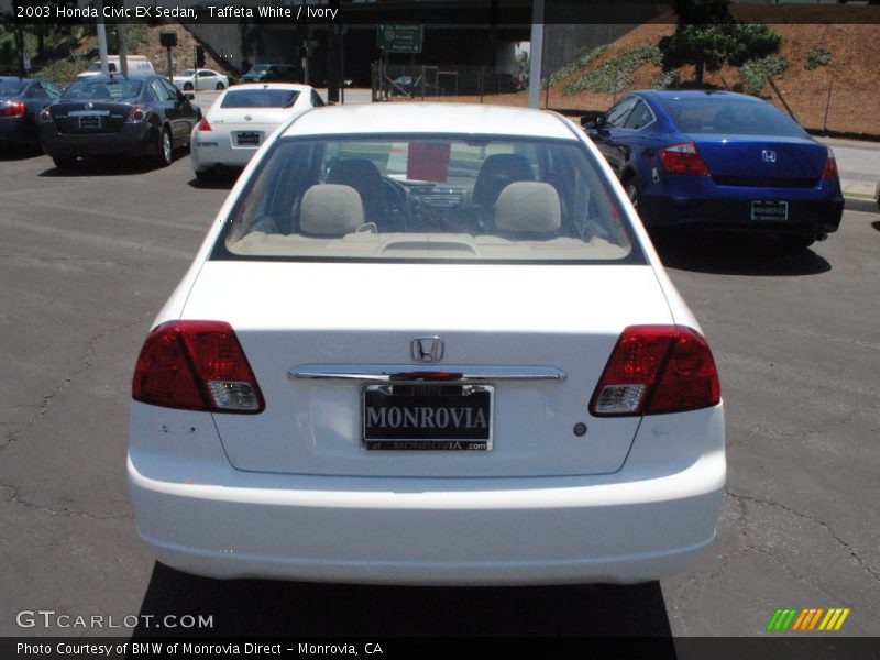 Taffeta White / Ivory 2003 Honda Civic EX Sedan