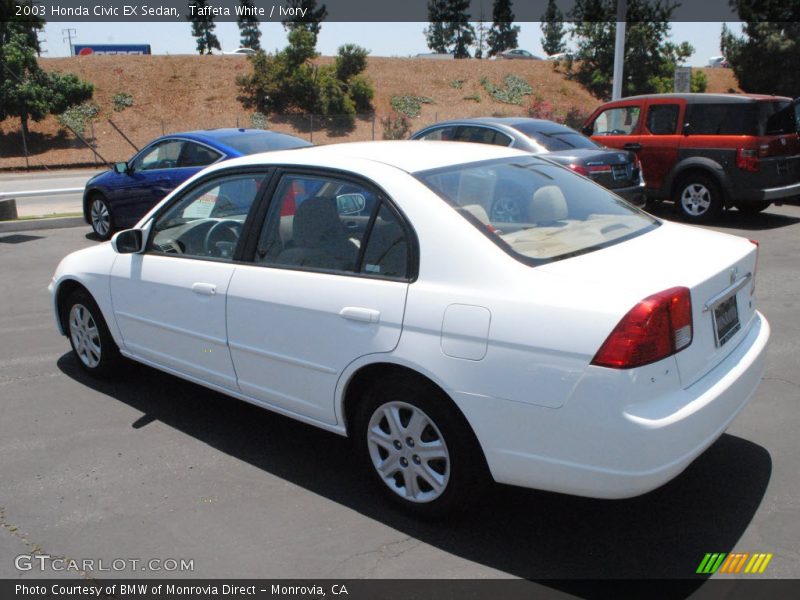 Taffeta White / Ivory 2003 Honda Civic EX Sedan