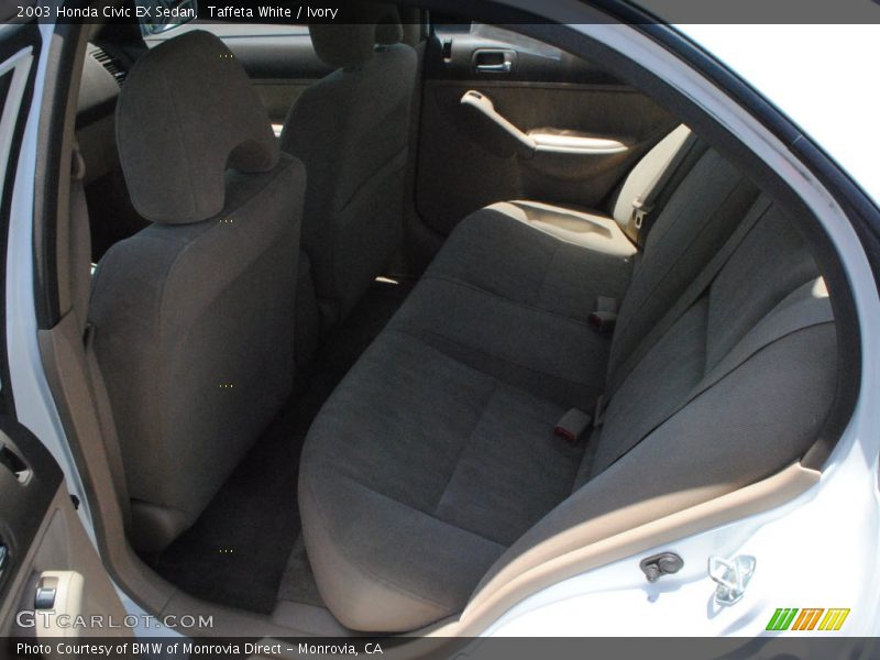 Taffeta White / Ivory 2003 Honda Civic EX Sedan