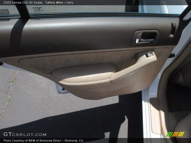 Taffeta White / Ivory 2003 Honda Civic EX Sedan
