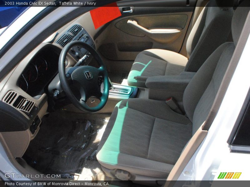 Taffeta White / Ivory 2003 Honda Civic EX Sedan