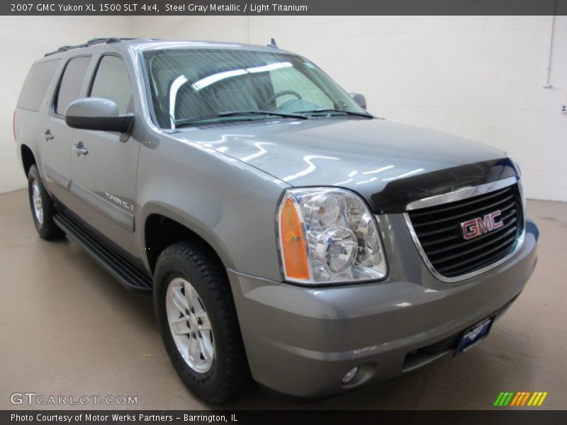 Steel Gray Metallic / Light Titanium 2007 GMC Yukon XL 1500 SLT 4x4