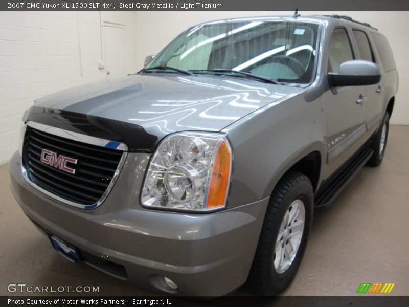 Steel Gray Metallic / Light Titanium 2007 GMC Yukon XL 1500 SLT 4x4