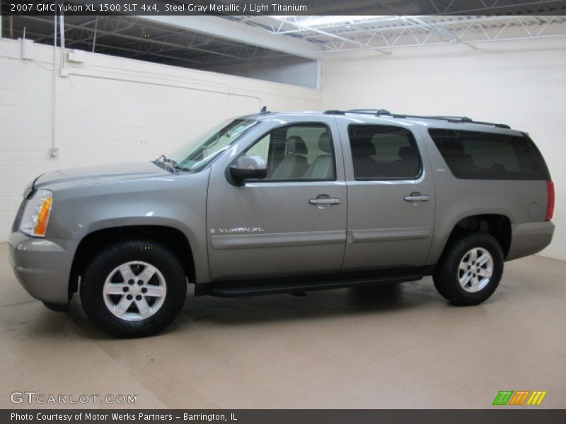Steel Gray Metallic / Light Titanium 2007 GMC Yukon XL 1500 SLT 4x4