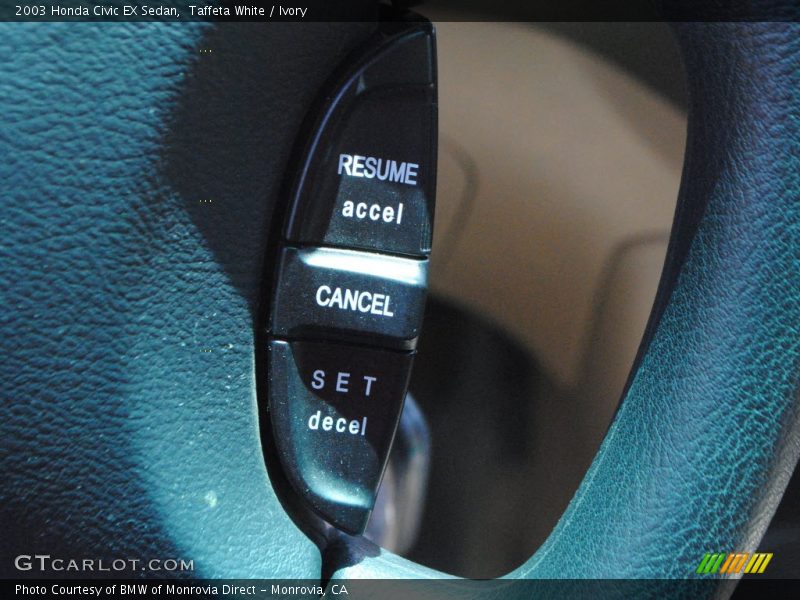 Taffeta White / Ivory 2003 Honda Civic EX Sedan