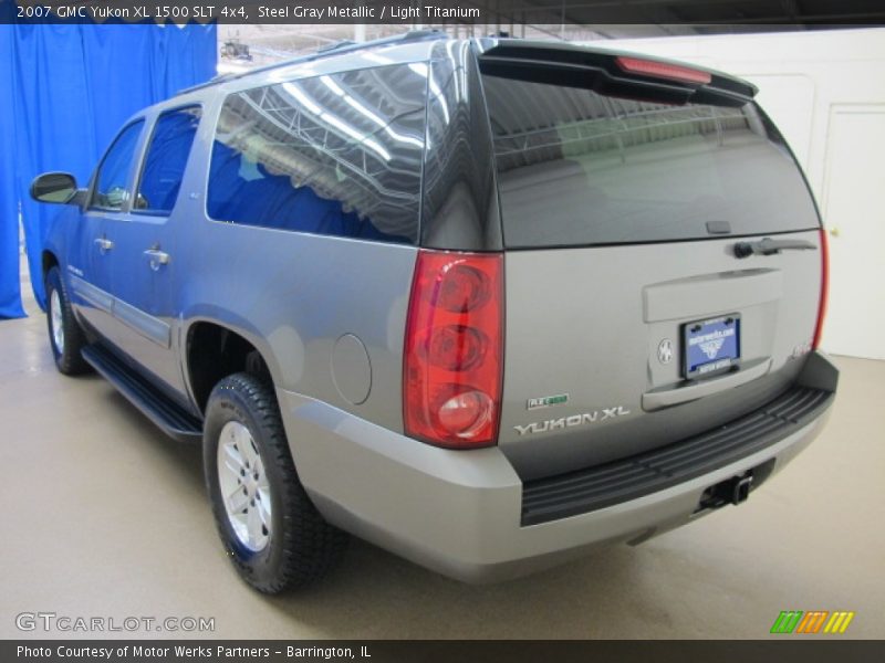 Steel Gray Metallic / Light Titanium 2007 GMC Yukon XL 1500 SLT 4x4