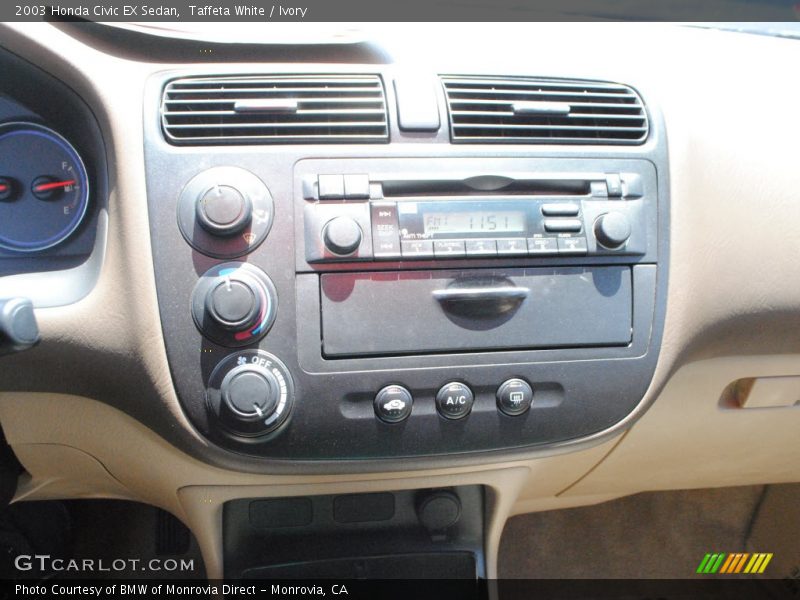 Taffeta White / Ivory 2003 Honda Civic EX Sedan