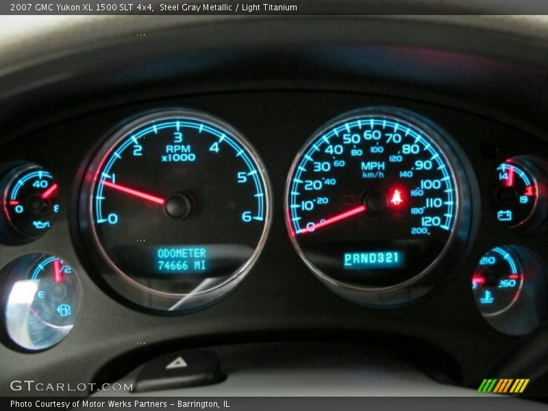 Steel Gray Metallic / Light Titanium 2007 GMC Yukon XL 1500 SLT 4x4
