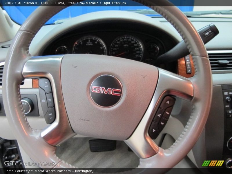 Steel Gray Metallic / Light Titanium 2007 GMC Yukon XL 1500 SLT 4x4