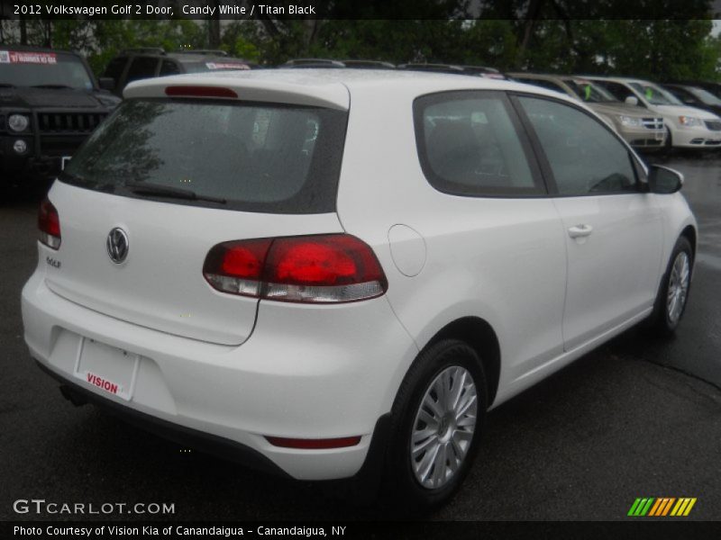 Candy White / Titan Black 2012 Volkswagen Golf 2 Door