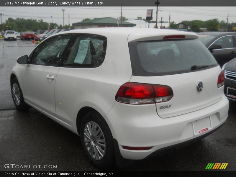 Candy White / Titan Black 2012 Volkswagen Golf 2 Door
