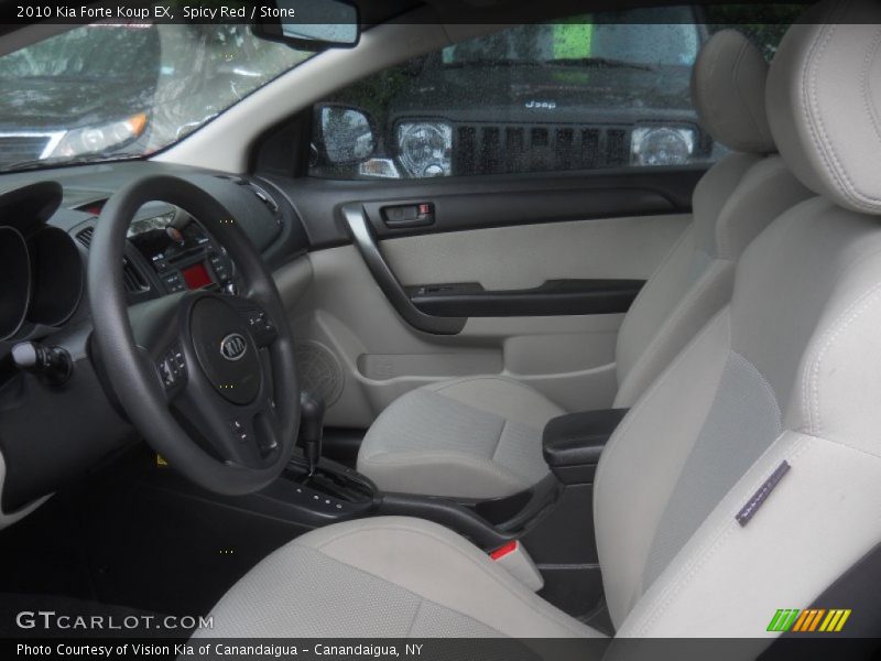 Spicy Red / Stone 2010 Kia Forte Koup EX
