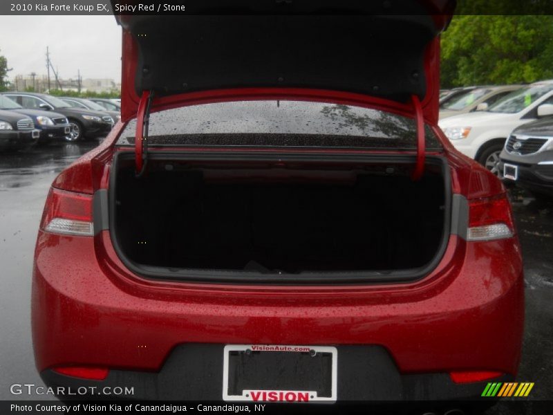 Spicy Red / Stone 2010 Kia Forte Koup EX