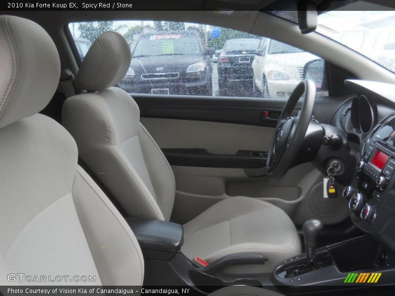 Spicy Red / Stone 2010 Kia Forte Koup EX