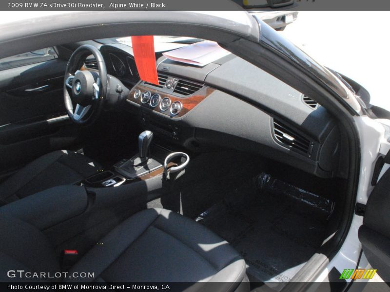 Alpine White / Black 2009 BMW Z4 sDrive30i Roadster