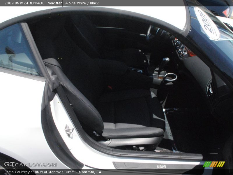 Alpine White / Black 2009 BMW Z4 sDrive30i Roadster
