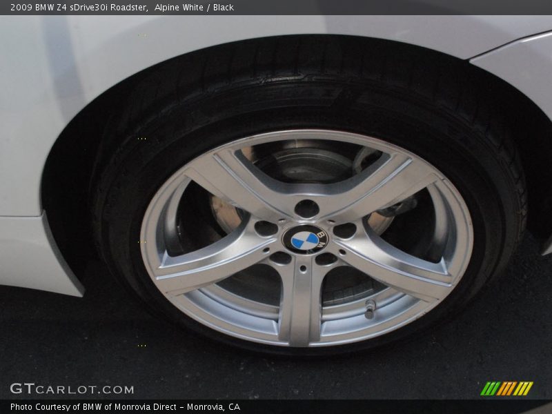 Alpine White / Black 2009 BMW Z4 sDrive30i Roadster
