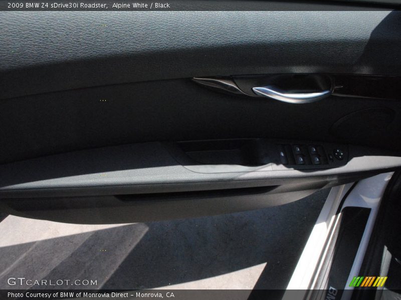 Alpine White / Black 2009 BMW Z4 sDrive30i Roadster