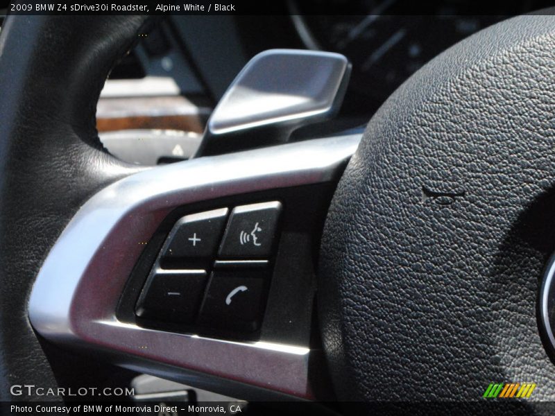 Alpine White / Black 2009 BMW Z4 sDrive30i Roadster