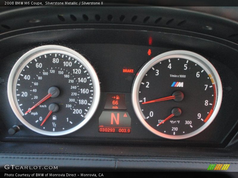 Silverstone Metallic / Silverstone II 2008 BMW M6 Coupe