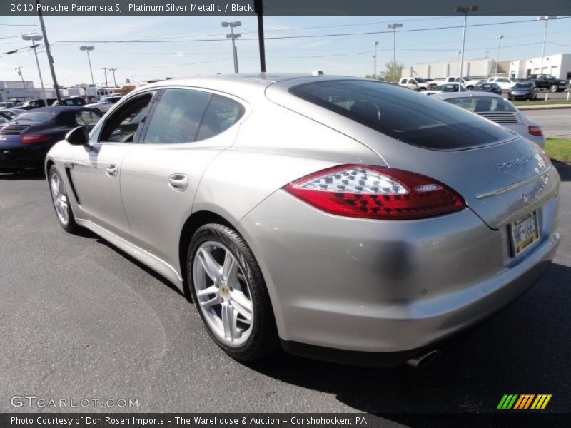 Platinum Silver Metallic / Black 2010 Porsche Panamera S