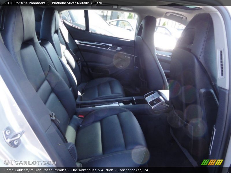 Platinum Silver Metallic / Black 2010 Porsche Panamera S