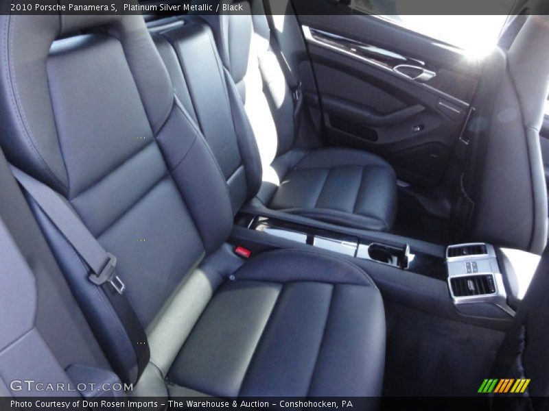 Platinum Silver Metallic / Black 2010 Porsche Panamera S