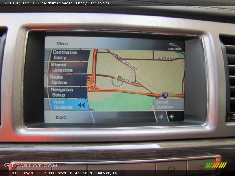 Navigation of 2010 XF XF Supercharged Sedan