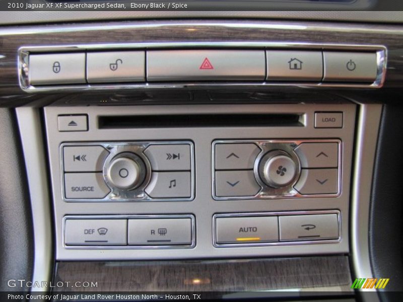 Ebony Black / Spice 2010 Jaguar XF XF Supercharged Sedan