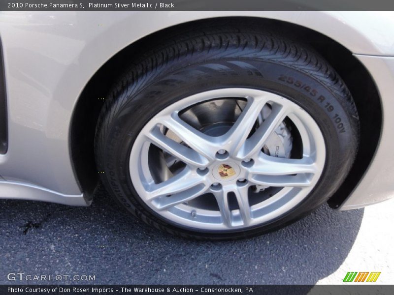 Platinum Silver Metallic / Black 2010 Porsche Panamera S