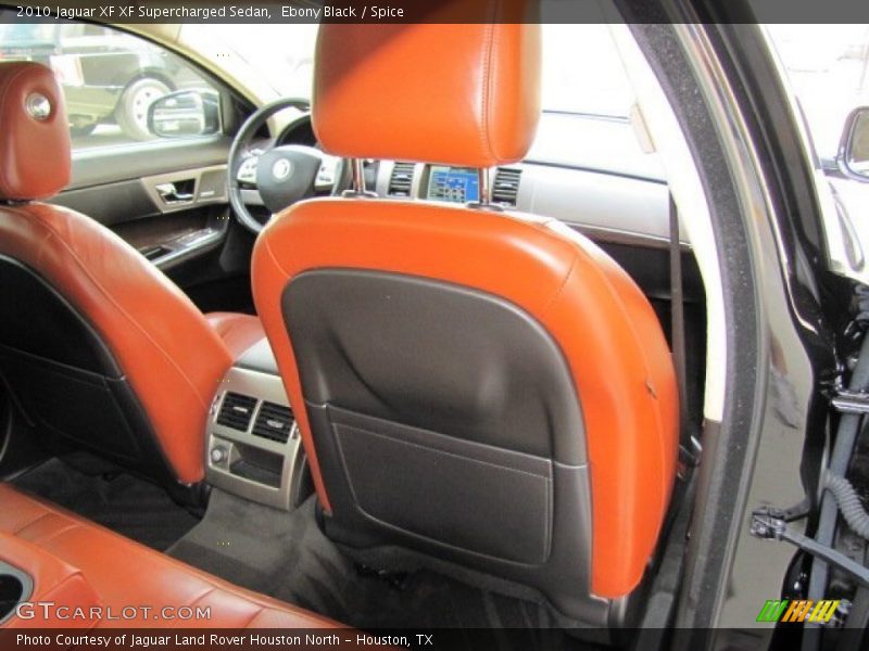 Ebony Black / Spice 2010 Jaguar XF XF Supercharged Sedan