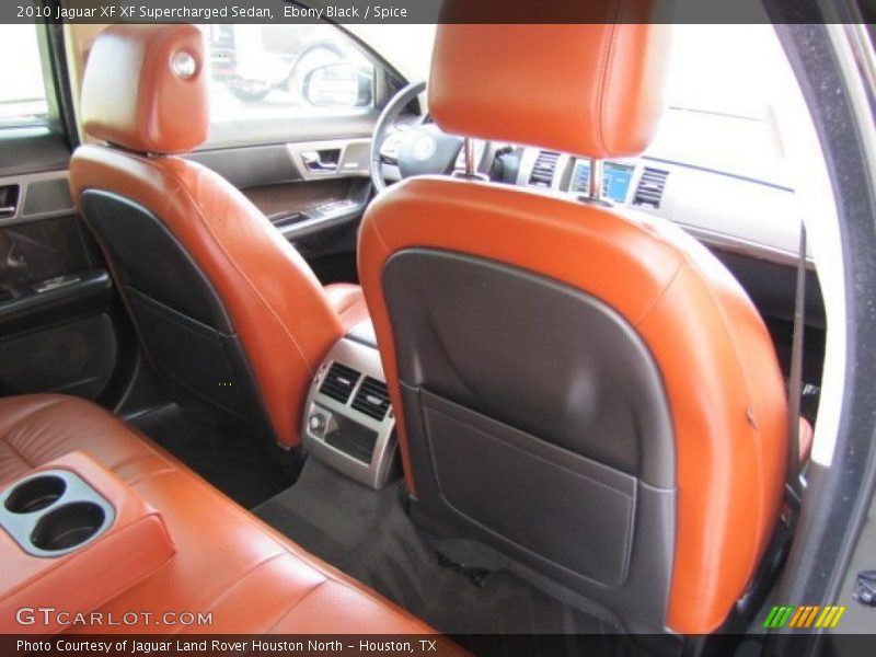 Ebony Black / Spice 2010 Jaguar XF XF Supercharged Sedan