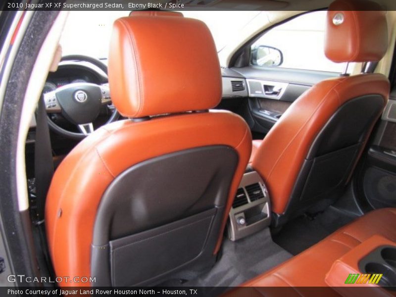 Ebony Black / Spice 2010 Jaguar XF XF Supercharged Sedan