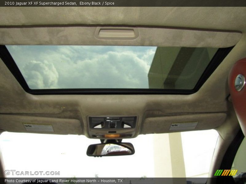 Ebony Black / Spice 2010 Jaguar XF XF Supercharged Sedan