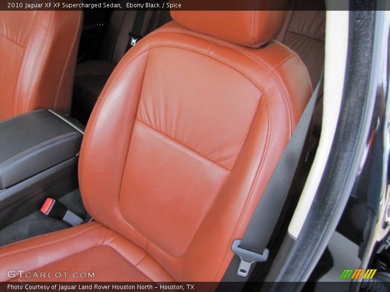 Ebony Black / Spice 2010 Jaguar XF XF Supercharged Sedan