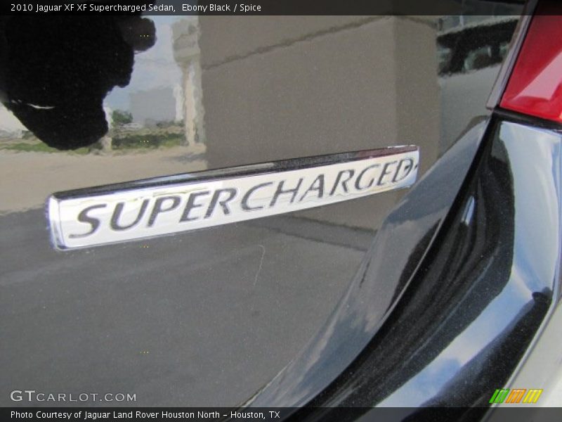 Ebony Black / Spice 2010 Jaguar XF XF Supercharged Sedan