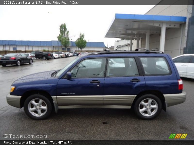 Blue Ridge Pearl / Gray 2001 Subaru Forester 2.5 S