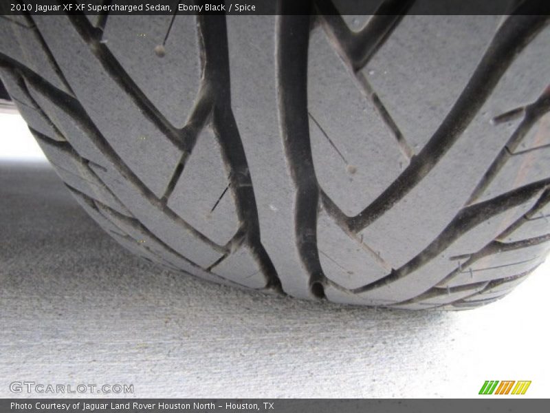 Ebony Black / Spice 2010 Jaguar XF XF Supercharged Sedan