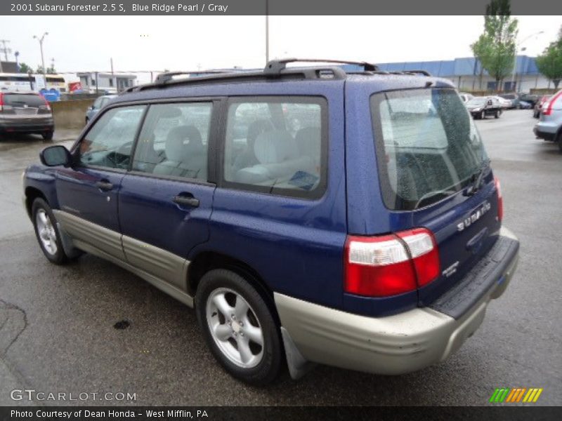 Blue Ridge Pearl / Gray 2001 Subaru Forester 2.5 S