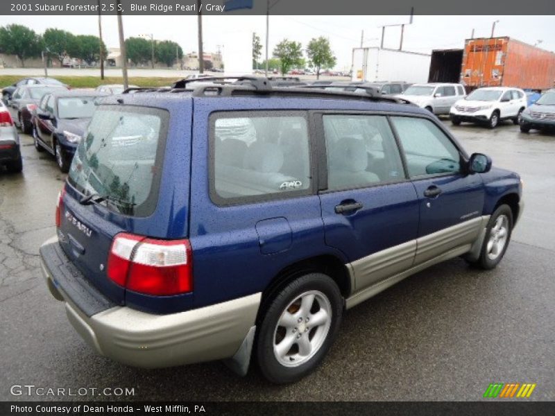 Blue Ridge Pearl / Gray 2001 Subaru Forester 2.5 S