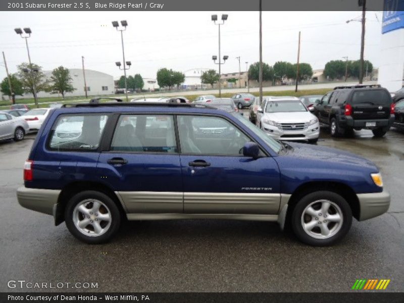 Blue Ridge Pearl / Gray 2001 Subaru Forester 2.5 S