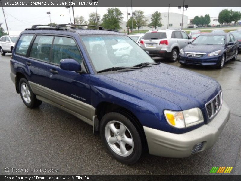 Blue Ridge Pearl / Gray 2001 Subaru Forester 2.5 S