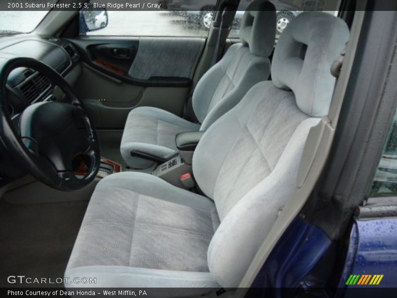 Blue Ridge Pearl / Gray 2001 Subaru Forester 2.5 S