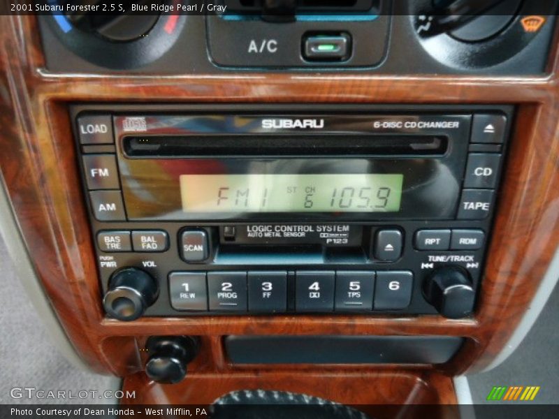 Blue Ridge Pearl / Gray 2001 Subaru Forester 2.5 S