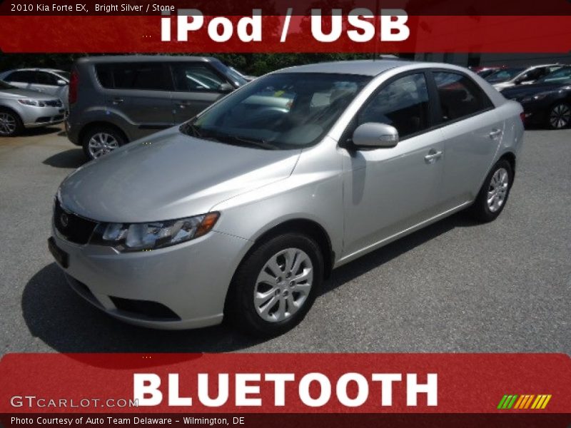 Bright Silver / Stone 2010 Kia Forte EX