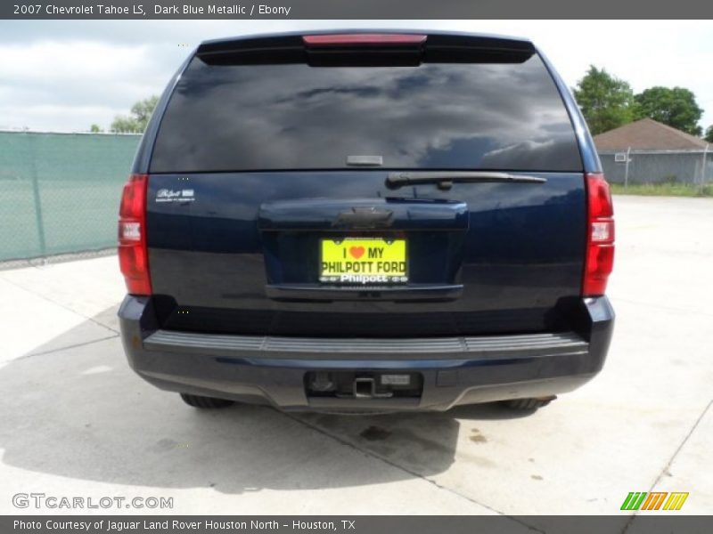 Dark Blue Metallic / Ebony 2007 Chevrolet Tahoe LS