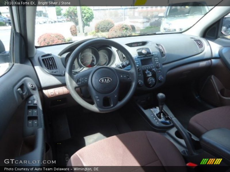 Bright Silver / Stone 2010 Kia Forte EX