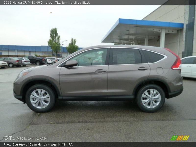 Urban Titanium Metallic / Black 2012 Honda CR-V EX 4WD