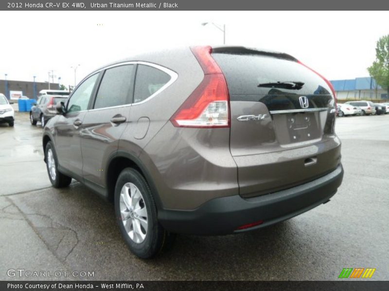Urban Titanium Metallic / Black 2012 Honda CR-V EX 4WD