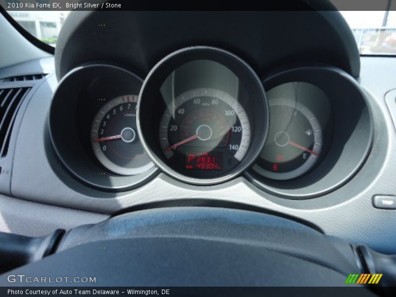Bright Silver / Stone 2010 Kia Forte EX